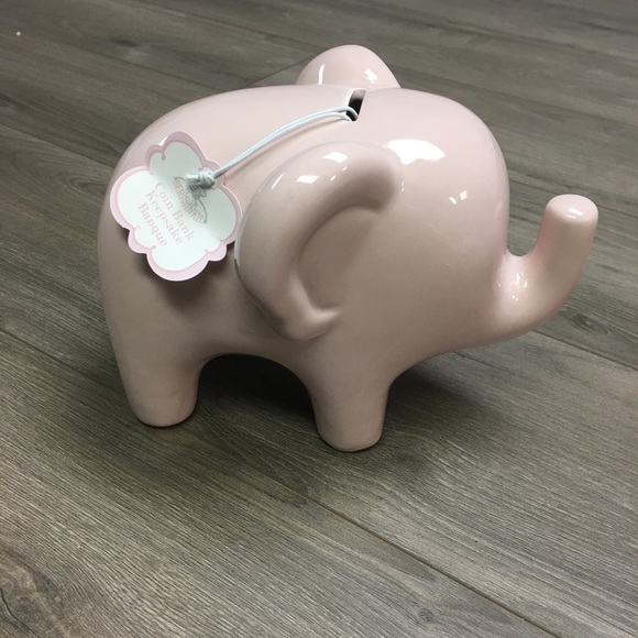 beriwinkle Other - Beriwinkle | Elephant Coin Piggy Bank in Pink NWT
